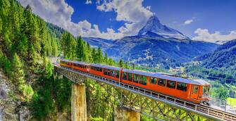 Naturen är i fokus på er bilresa till Schweiz