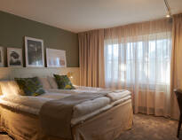 De nyrenoverede værelser er indrettet med premium senge fra Jensen.