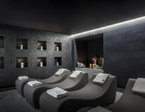 The hotel's wellness centre offers massages and beauty treatments.
