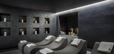 Das Wellness-Center des Hotel bietet Massagen und Kosmetikbehandlungen an.