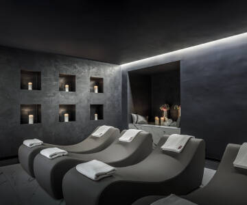 Das Wellness-Center des Hotel bietet Massagen und Kosmetikbehandlungen an.