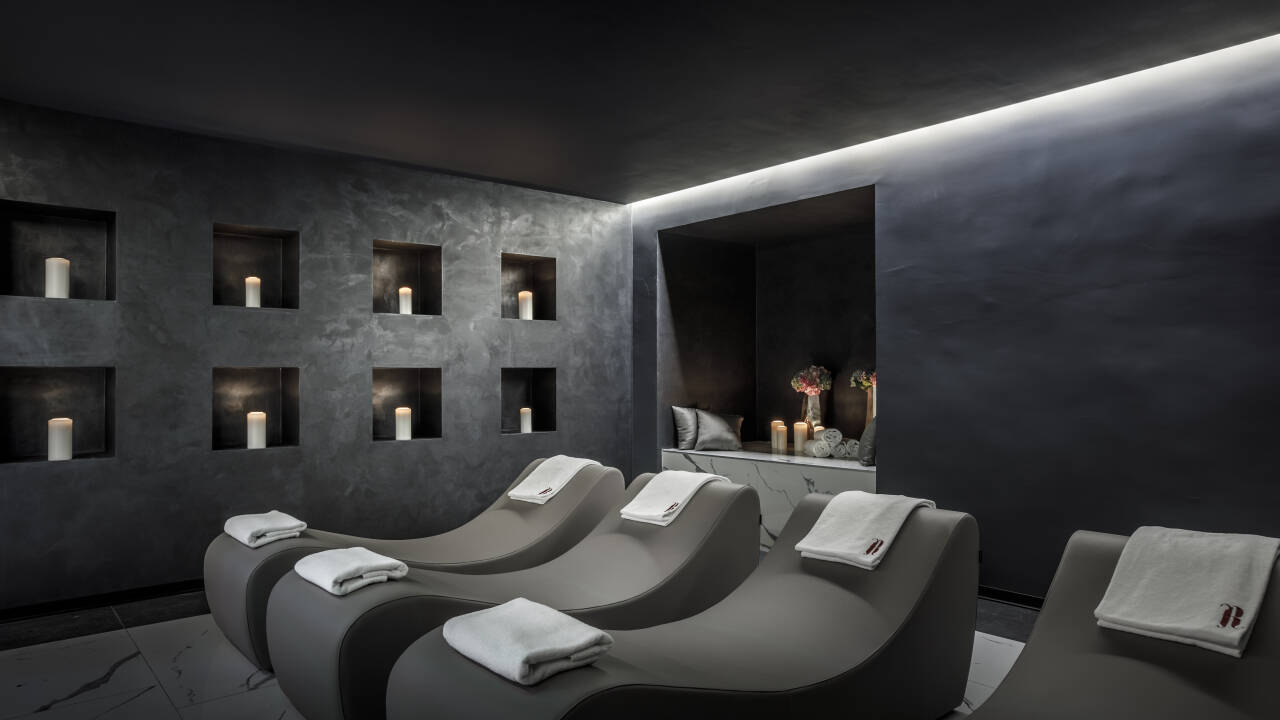 The hotel's wellness centre offers massages and beauty treatments.