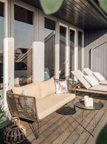 In addition to a terrace overlooking the market square, the hotel also has a roof terrace for the perfect break from city life.