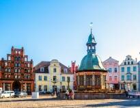 Das historische Stadtzentrum der Hansestadt Wismar ist UNESCO-Weltkulturerbe.