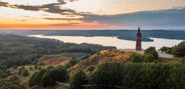 Himmelbjerget ligger ikke langt fra hotellet og er et must-see