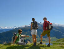 The hotel is only 5 min. walk from the Spieljoch cable car, so you can go hiking in the beautiful mountains