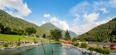 The extraordinary natural pool invites you to swim and splash around.