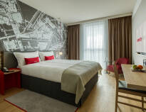 Glæd jer til de hyggelige hotelværelser med god atmosfære og høj komfort