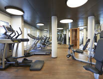 Want to keep active on your holiday? Then you'll have use of the well-equipped fitness centre.