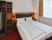 The rooms are comfortable and have everything you need for a good stay - including en suite facilities.