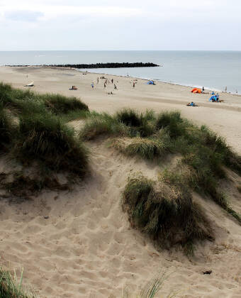 Visit the many beaches on the west coast and discover the North Sea.