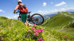 Med valfri cykeluthyrning kan du ge dig ut på två hjul för ett äventyr längs stigarna.
