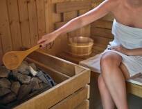 Warm up your body and mind in the hotel's sauna.