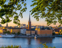 Here you live practically and comfortably, about 40 kilometers from central Stockholm.