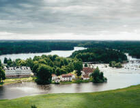 Book en afslappende ferie på et roligt hotel ved floden i Gästrikland.