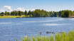 På sommaren kan du bada i Bogstadsjön.