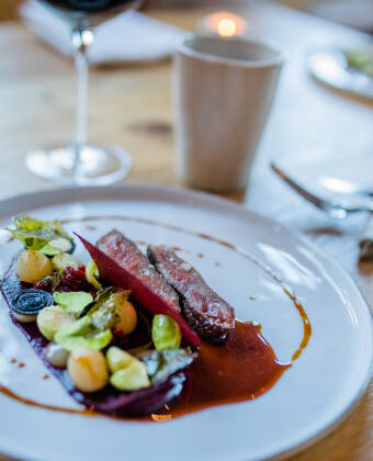 A 4-course menu of high quality is offered in the evening.