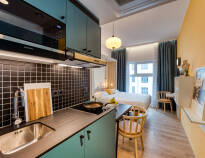 You will have the benefits of your own kitchen available throughout your stay.