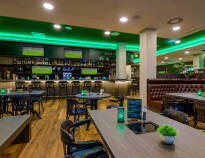 Catch the thrill of live sports in the vibrant ambiance of the hotel's restaurant and bar.