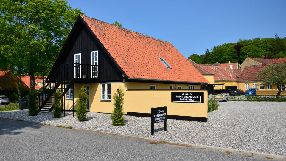 A'Porta B&B liegt zentral in einer ruhigen Wohnlage von Mariager - natürlich nur wenige Minuten zu Fuß von allen wichtigen Sehenswürdigkeiten der Stadt entfernt.