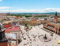 The hotel is located in the centre of Cracow, close to the Old Town and the Market Square.