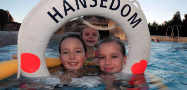 Du har direkt tillgång till äventyrsbadet HanseDom. Kul och avkoppling för både stora och små!