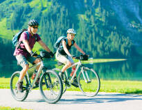 Landhotel Postgut tilbyder et ideelt udgangspunkt for cykelture gennem Obertauern.
