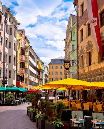 Det smukke Innsbruck er bestemt en udflugt værd.