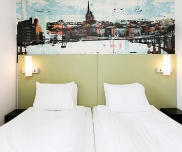 Rommene tilbyr praktiske fasiliteter og smart utnyttelse av plassen.