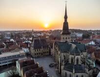 The hotel is just steps away from the historic Old Town - known as the City of Peace, Osnabrück was where the Peace of Westphalia was signed in 1648, establishing a framework for modern international relations.