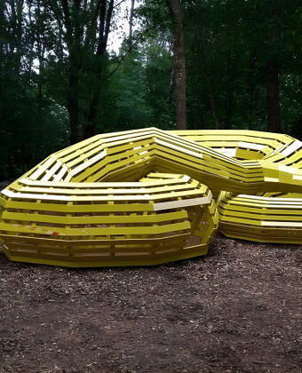 Experience the striking Deep Forest Art installations.