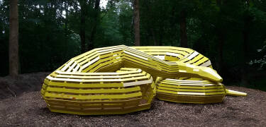 Experience the striking Deep Forest Art installations.