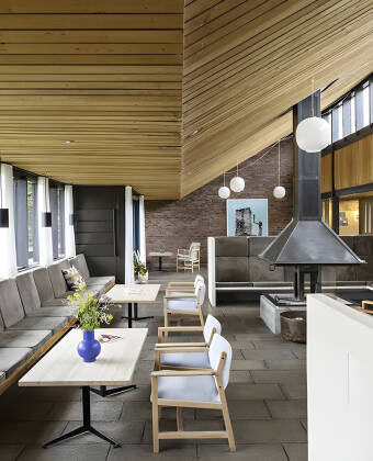 Relax in the hotel’s welcoming communal spaces, especially the Lounge, known for its social atmosphere.