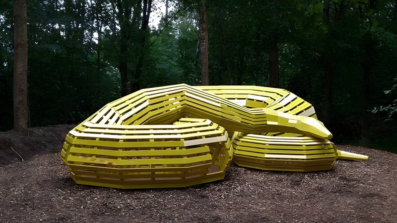 Experience the striking Deep Forest Art installations.