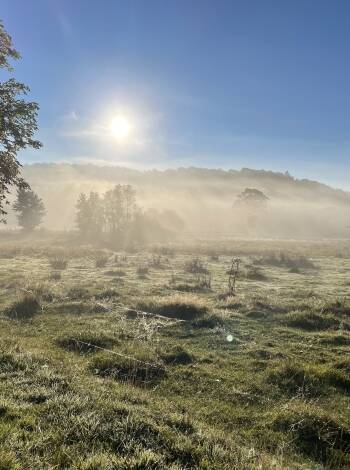 With the river, meadows and walking paths just outside the door, relaxation comes naturally here.