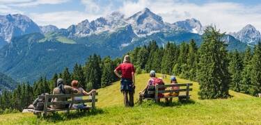 Go hiking in an alpine setting and enjoy the closeness of nature among the mountains.