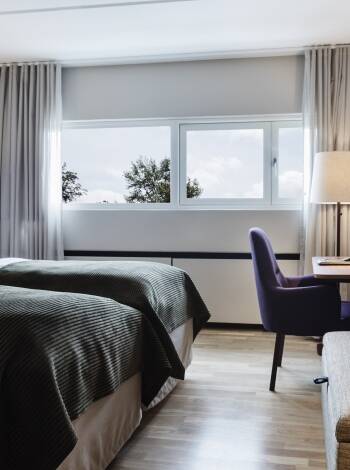 Tastefully decorated rooms will make you feel at home.