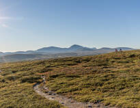 Bruksvallarna und die Region Härjedalen sind bekannt für ihre atemberaubende Berglandschaft.