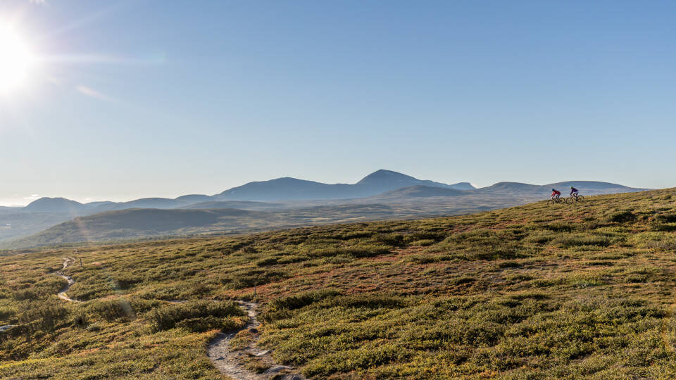 Bruksvallarna og Härjedalen-regionen er kendt for sit fantastiske bjerglandskab.