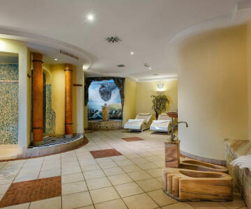 Slapp av i velværeavdelingen i vitalitetsoasen.