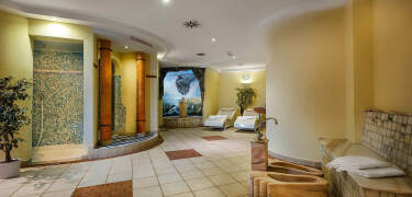 Slap af i wellnessområdet i vitalitetsoasen.