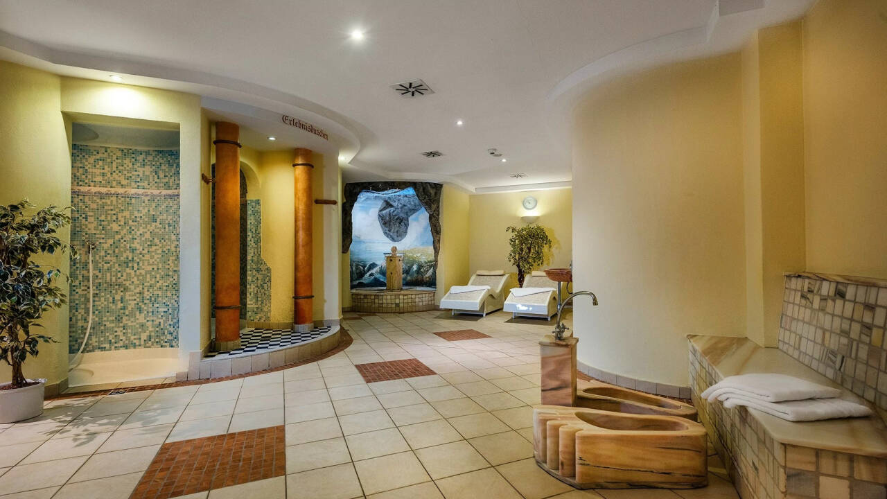 Slapp av i velværeavdelingen i vitalitetsoasen.