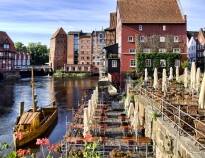 Den gamla staden Lüneburg har en charmig atmosfär och har massor av trevliga pubar.