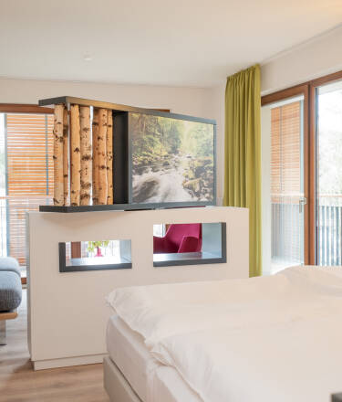 De moderne og komfortable værelser på Sonnenresort Ettershaus tilbyder alle de faciliteter, du behøver for en perfekt ferie.