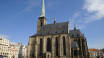 En av Plzens många sevärdheter är Sankt Bartholomew-katedralen som har anor från 1200-talet.