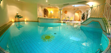 The hotel has a nice wellness area where you can enjoy the indoor pool and hot tub.