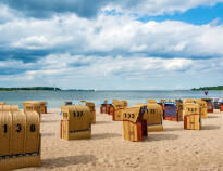 Uanset om du søger eventyr og sjov eller fredelig afslapning, kan du besøge en smuk strand ved Østersøen.