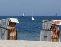 Not far from the city you'll find many fine beaches where you can relax in the traditional North German beach huts.