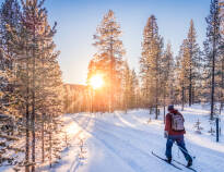 Løvlia is the perfect staring point for crosscountry ski trips for all levels.