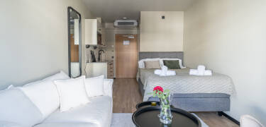 Enjoy home comforts: fully equipped kitchens and comfortable beds.